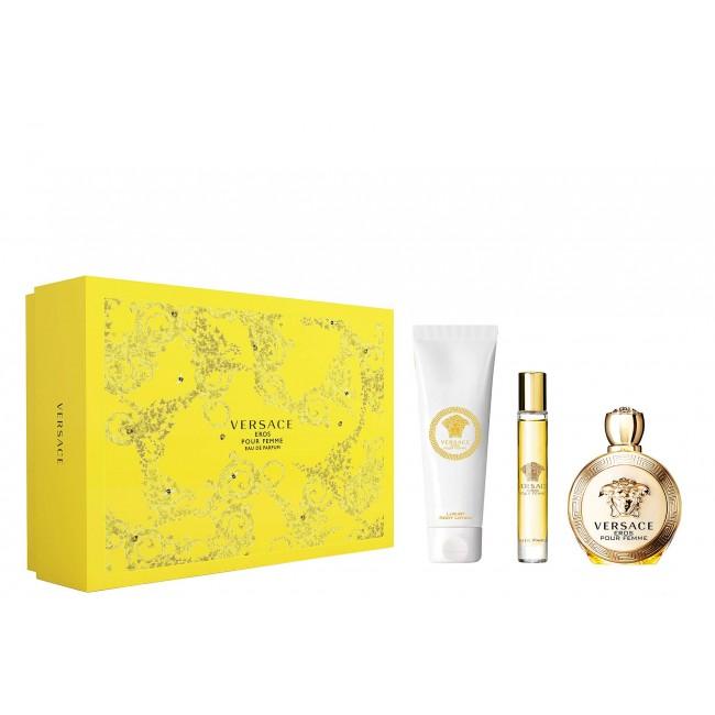 Versace Eros Pour Femme Edp 100Ml 3Pc Bag Set