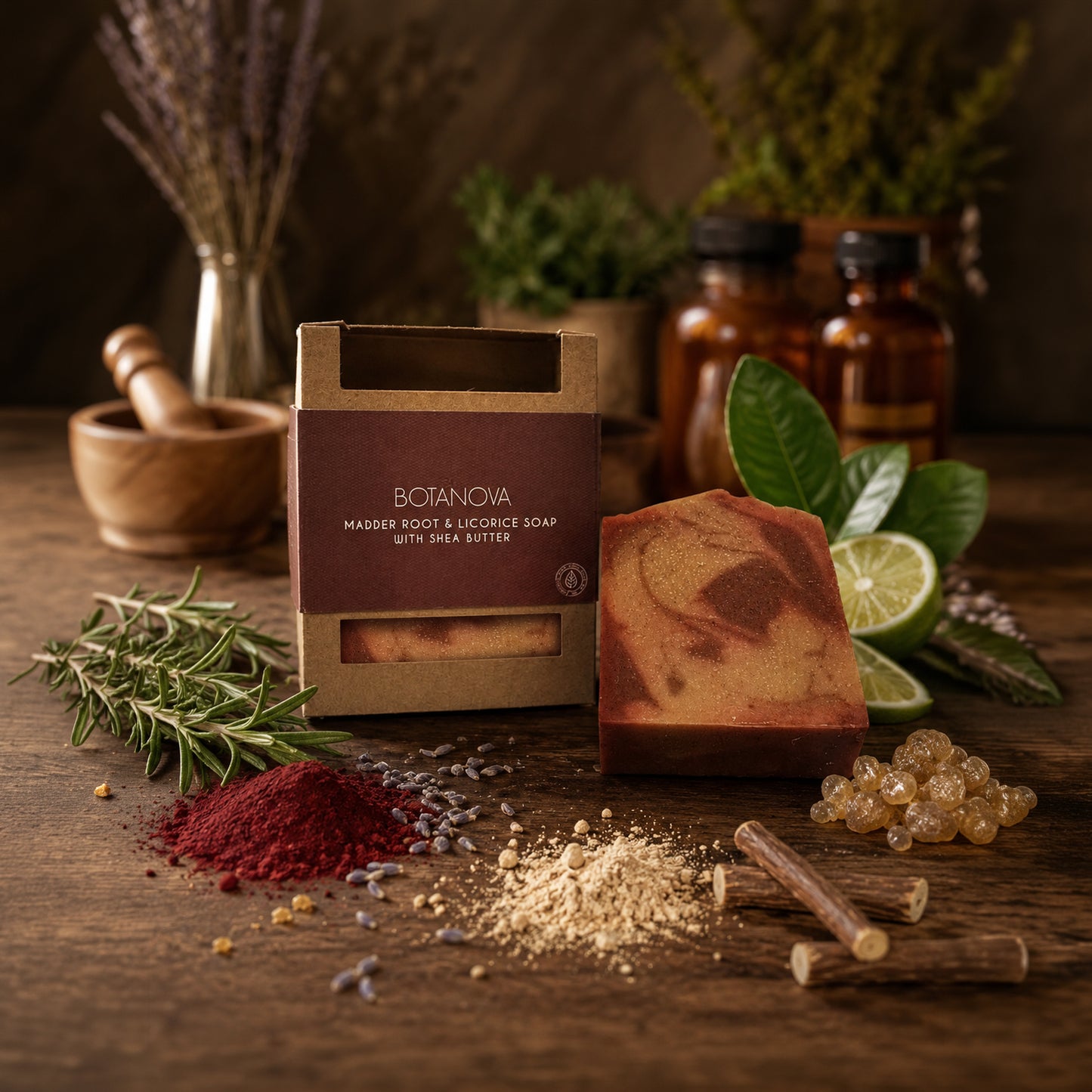 Botanova Madder Root Licorice Soap