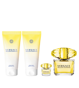 Versace Yellow Diamond Edt 90 Ml 4Pcs Set