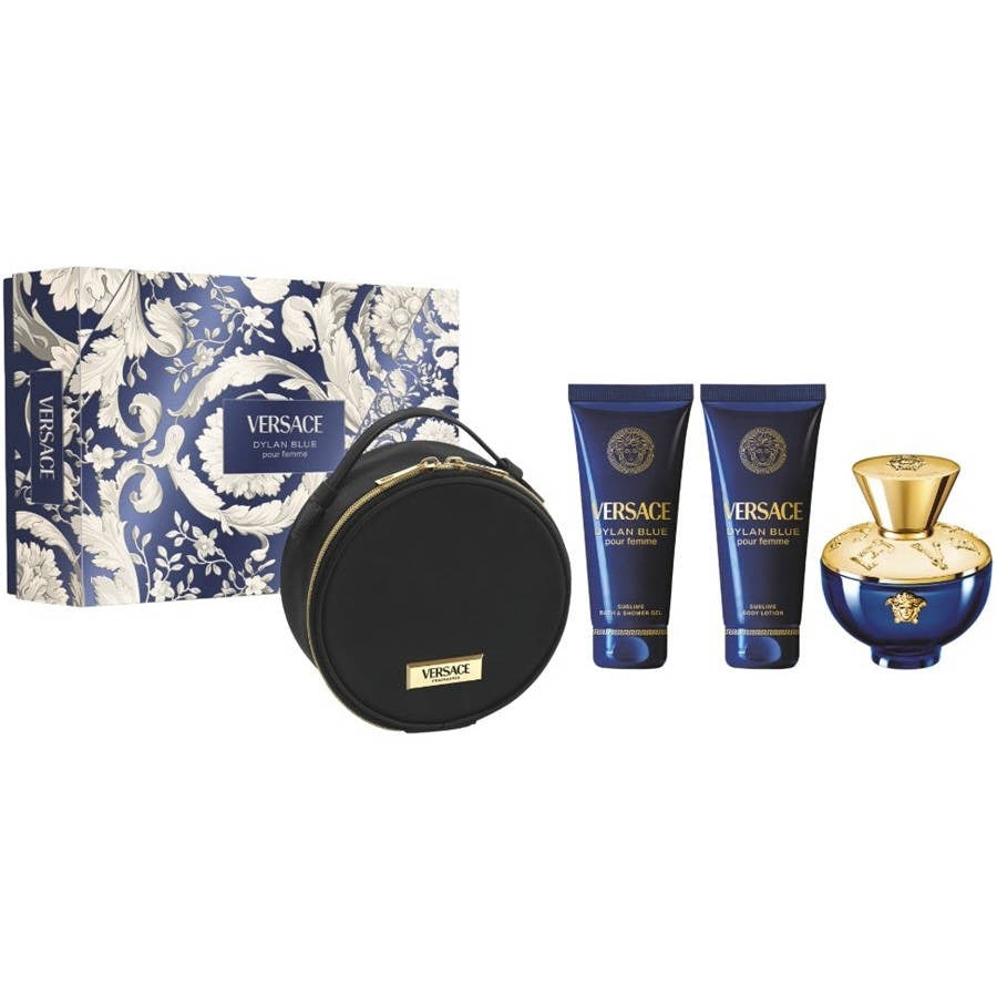 VERSACE POUR FEMME DYLAN BLUE EDP 100ML GIFT SET