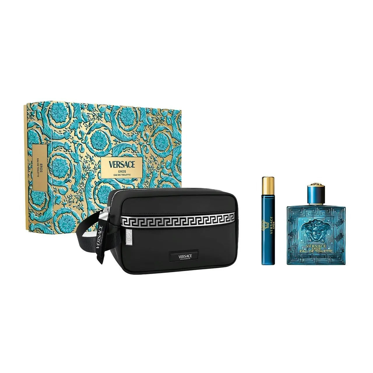 VERSACE EROS EDT M 100ML 3PCS bag SET