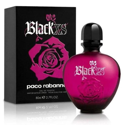 Shop perfumes for her in Oman — Paco Rabanne Black Xs EDT 80ml at Al Hajis Perfumes Oman