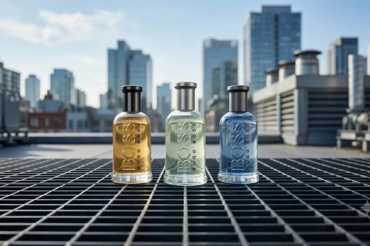 Best Hugo Boss perfumes in Oman  Boss Bottled, Boss Bottled Night, Boss The Scent, and Boss Bottled Oud at Al Hajis Perfumes Oman