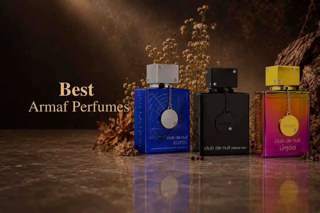 Best Armaf perfumes in Oman featuring Club de Nuit Intense Man, Untold, Sillage and Iconic
