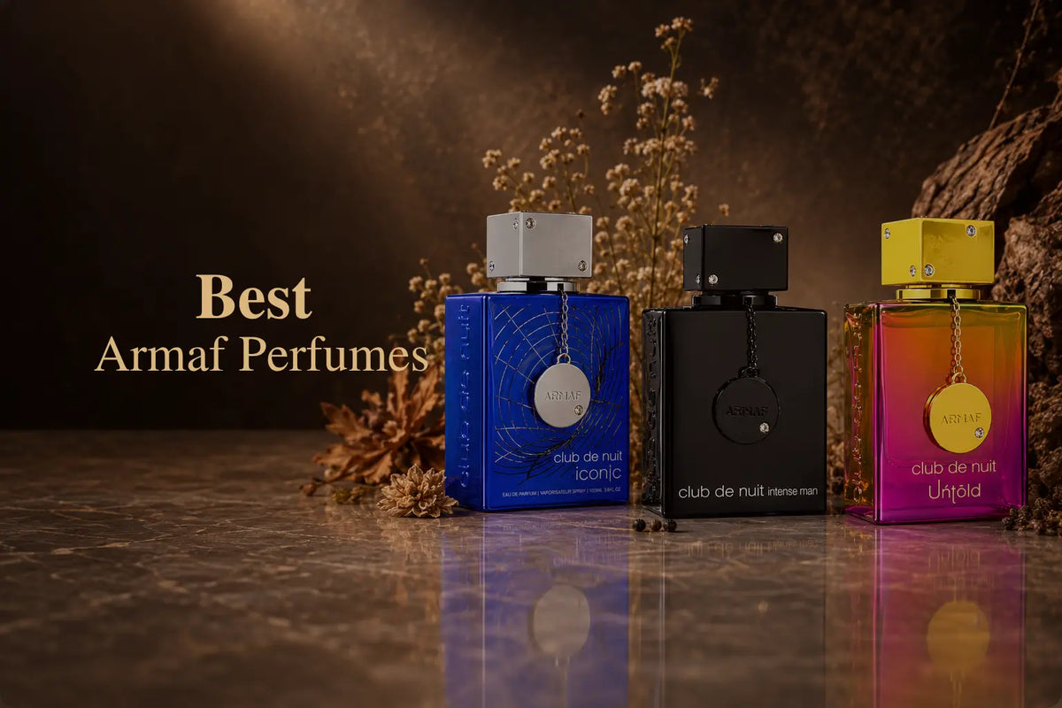 Best Armaf perfumes in Oman featuring Club de Nuit Intense Man, Untold, Sillage and Iconic