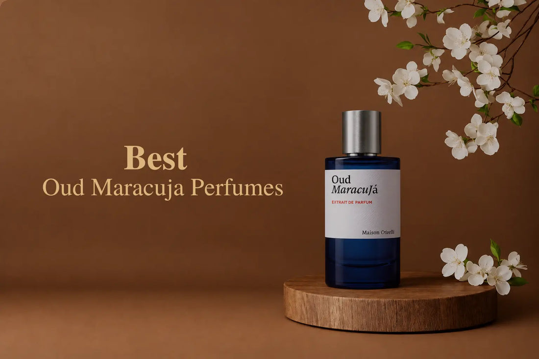 Best Oud Maracuja perfume in Oman featuring passionfruit, oud and amber notes