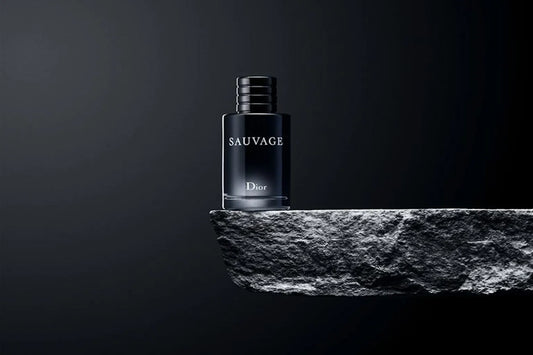 Dior Sauvage bottles EDT, EDP, and Parfum displayed side by side for comparison