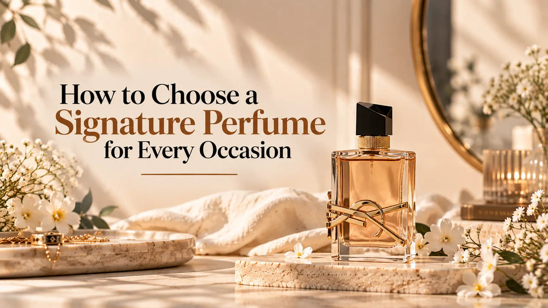 Signature perfume for every occasion with a luxury perfume bottle.