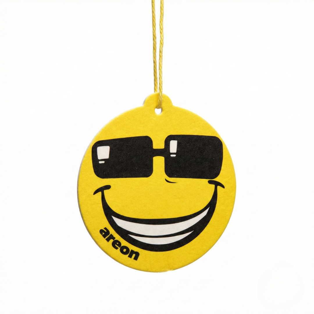 Areon Car Air freshner(Hanging) SMILE BLACK CRYSTAL