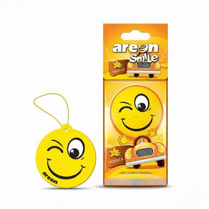 Areon Car Air freshner(Hanging) SMILE VANILLA