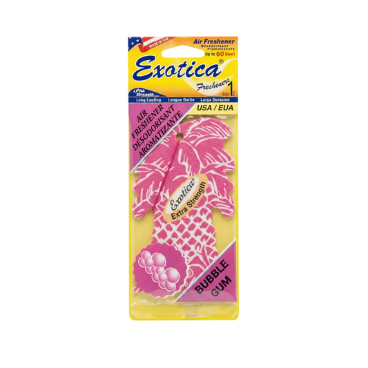 Exotica Car Air freshener(Hanging) BUBBLEGUM