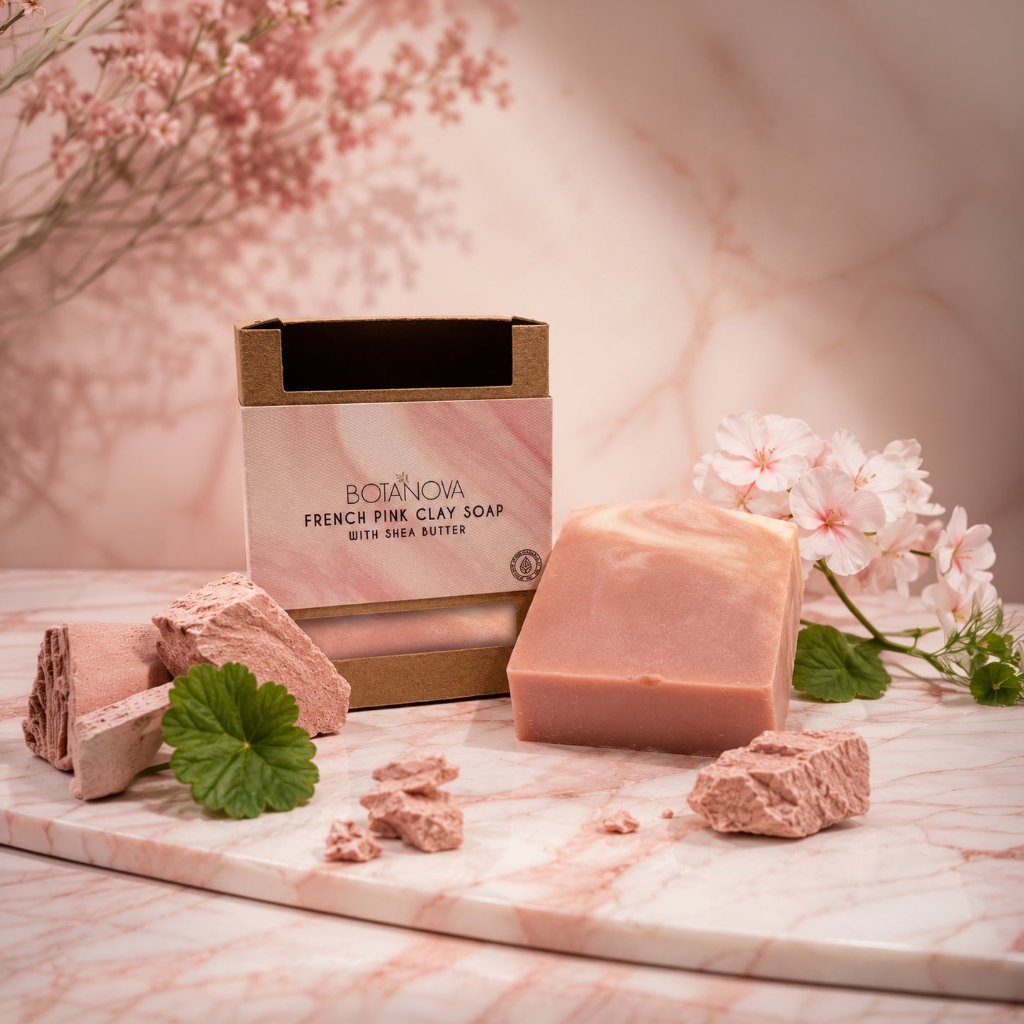 Botanova French Pink Clay Soap
