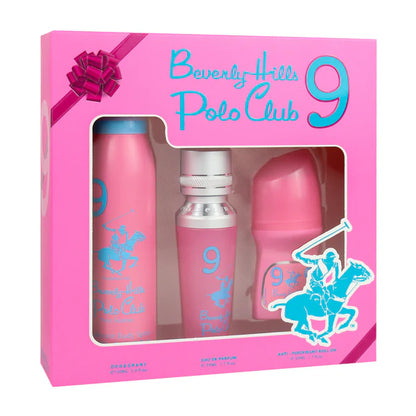 BHPC Sport 9 Gift Set WOMEN(Deo 175 ml + EDT 50 ml + Antiperspirant Roll On 50 ml)