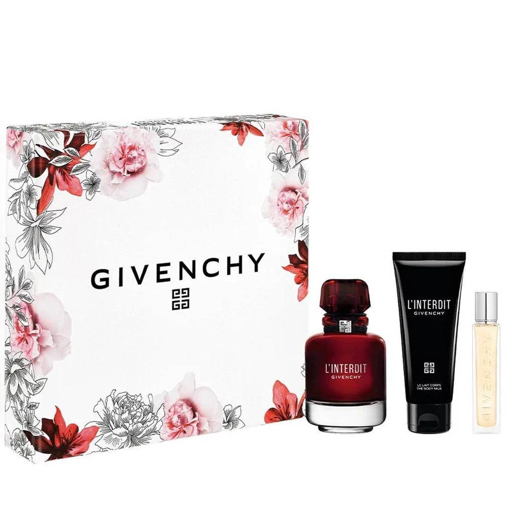 Givenchy L'Interdit Rouge Edp 80Ml 3Pcs Set