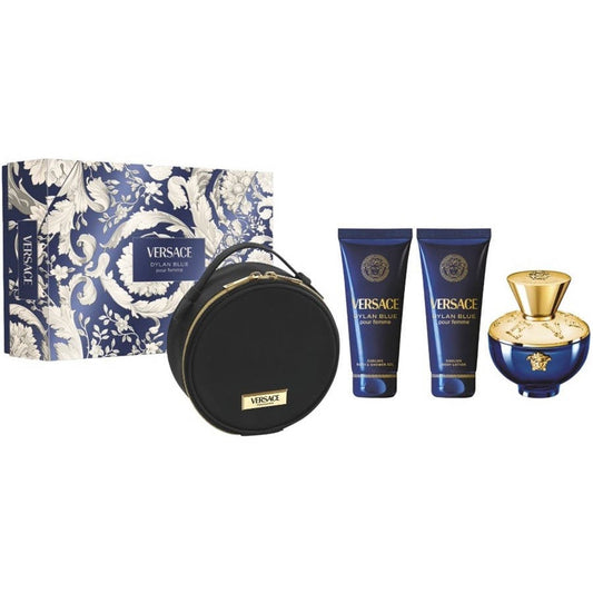 VERSACE  POUR FEMME DYLAN BLUE EDP 100ML GIFT SET