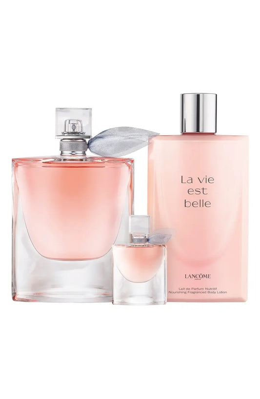 Lancome La Vie Est Belle EDP 100ML +  EDP 4Ml + Lotion 200ml  gift Set