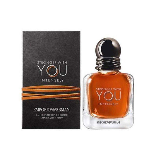 Perfumes for Men in Oman Giorgio Armani Stronger With You Intensely EDP 100ml at Al Hajis Perfumes Oman