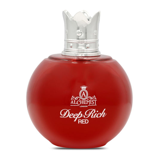 Shop perfumes for her in Oman — Alchemist London Deep Rich Red EDP 100ml at Al Hajis Perfumes Oman