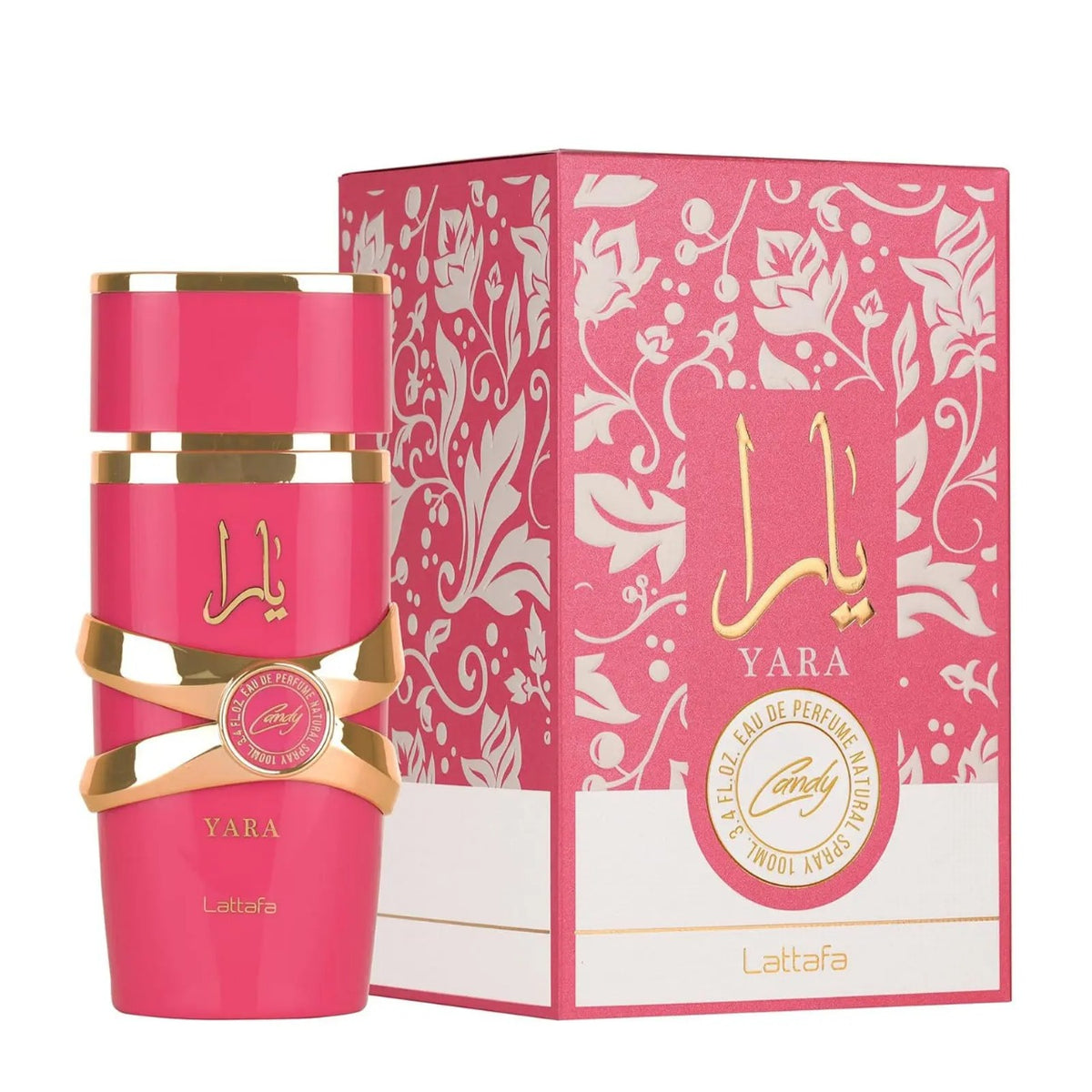 Shop perfumes for her in Oman — Lattafa Yara Candy EDP 100ml at Al Hajis Perfumes Oman