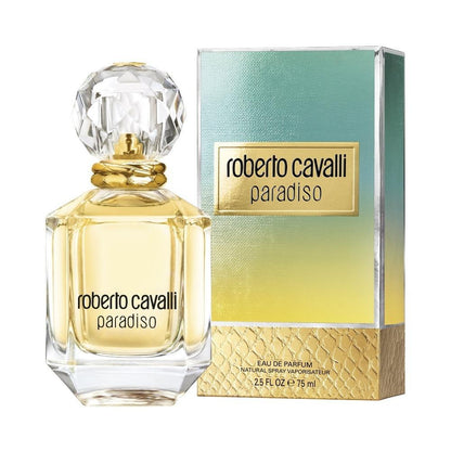 Shop perfumes for her in Oman — Roberto Cavalli Paradiso EDP 75ml at Al Hajis Perfumes Oman