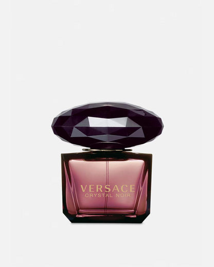 Shop perfumes for her in Oman — Versace Crystal Noir EDT 90ml at Al Hajis Perfumes Oman