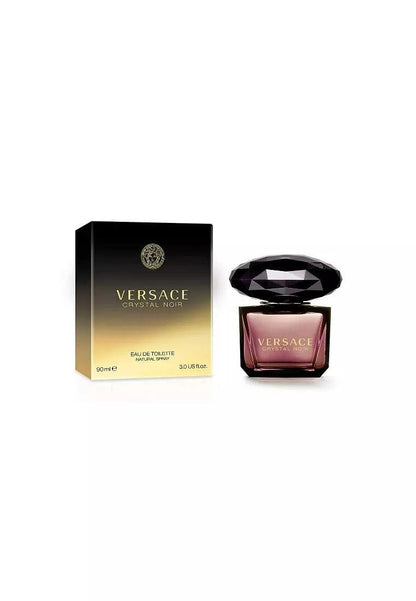 Shop perfumes for her in Oman — Versace Crystal Noir EDT 90ml at Al Hajis Perfumes Oman