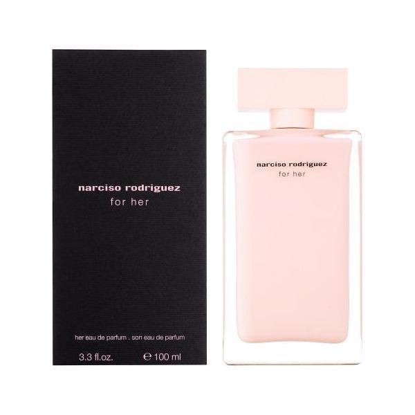Shop perfumes for her in Oman — Narciso Rodriguez For Her EDP 100ml at Al Hajis Perfumes Oman