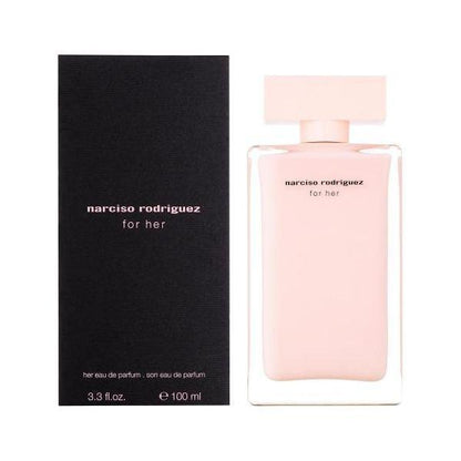 Shop perfumes for her in Oman — Narciso Rodriguez For Her EDP 100ml at Al Hajis Perfumes Oman