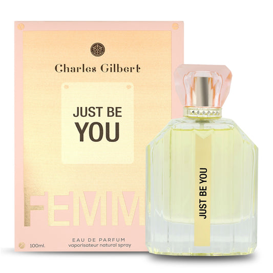 Shop perfumes for her in Oman — Charles Gilbert Just Be You EDP 100ml at Al Hajis Perfumes Oman