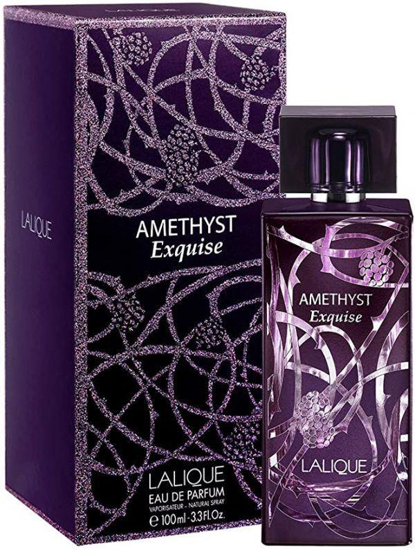 Shop perfumes for her in Oman — Lalique Amethyst Exquise 100ml at Al Hajis Perfumes Oman