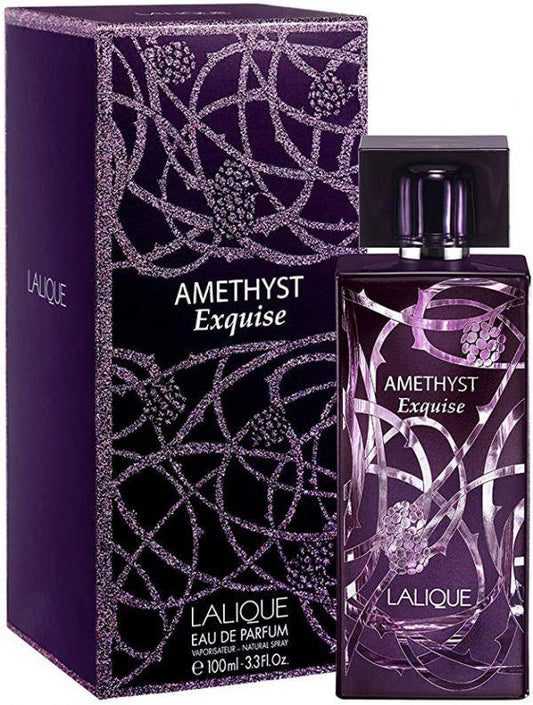 Shop perfumes for her in Oman — Lalique Amethyst Exquise 100ml at Al Hajis Perfumes Oman